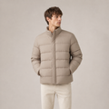 OEM Men Lightweight Khaki Puffer Jacket