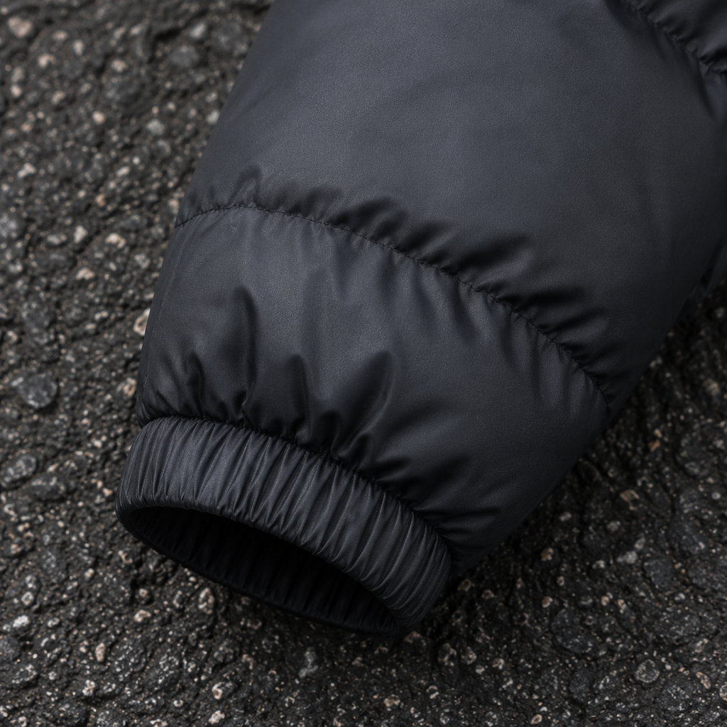 OEM Men Black Hooded Puffer Down Jacket